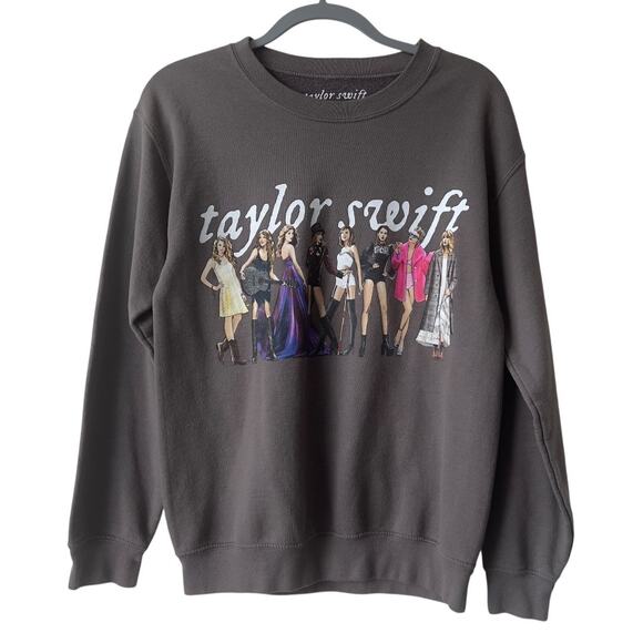 Taylor Swift Sweaters - Taylor Swift Grey Eras Crewneck Sweatshirt Size S